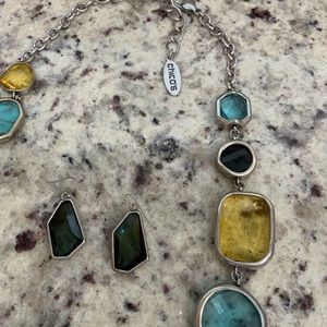 Chico’s necklace & earring set